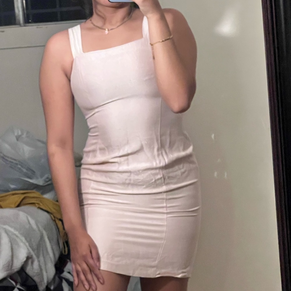 baby pink vintage dress